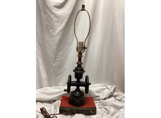 Antique Coffee Grinder Lamp