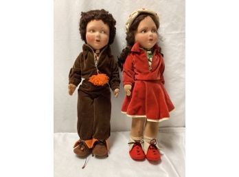 Made In England Dolls - 12' Tall