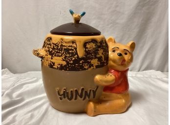 Vintage Winnie The Pooh Hunny Pot Cookie Jar