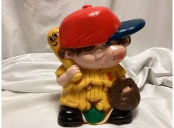Sport Squirts Jimmy Blooper Plastic Coin Bank
