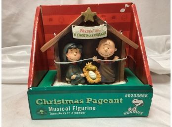 Charlie Brown's Christmas Pageant Musical Figure - NIB