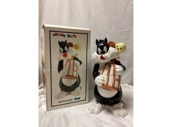 Looney Tunes Sylvester & Tweety Cookie Jar