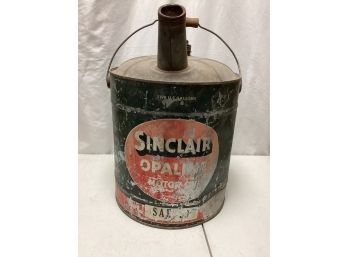 Sinclair Motor Oil Vintage 5 Gal Oil Can