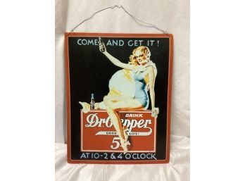 Dr. Pepper Advertising Sign