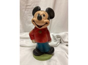 Mickey Mouse Plastic Coin Bank - Play Pal Plastics