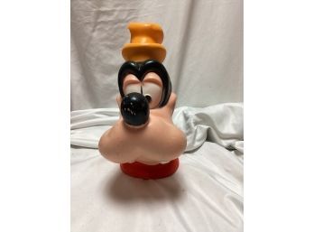 Walt Disney's Goofy Plastic Coin Bank