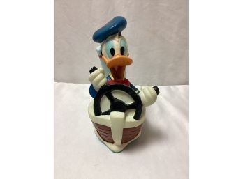 Walt Disneys Donald Duck Vinyl Coin Bank