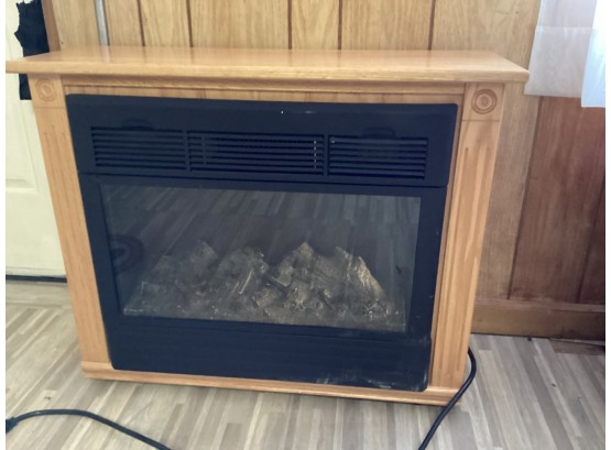 Electric Fireplace W/solid Oak Surround