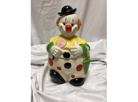 Brinn's Ceramic Clown Cookie Jar