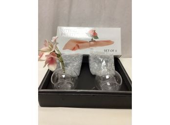 Sitting Pretty Set Of 4 Floral Napkin Holders