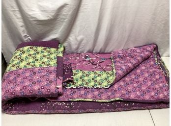 Purple Multipattern Vintage Quilt