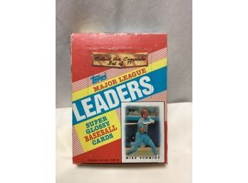 1988 Topps Major League Leaders Baseball Card Box - Not Factory Sealed