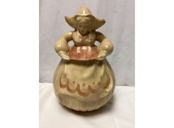 Red Wing Pottery  Dutch Girl Cookie Jar