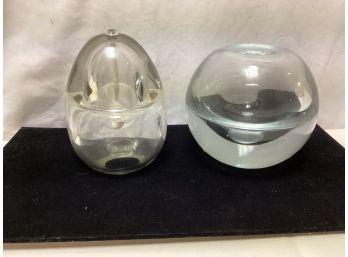 Lead Glass Oil Lamps