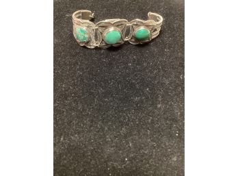 Silver And Stones Bracelet