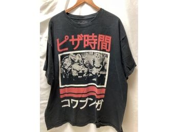 TMNT T-Shirt Written In Asian - Size XXL