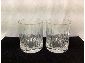 Two Reed & Barton Tumbler Glasses