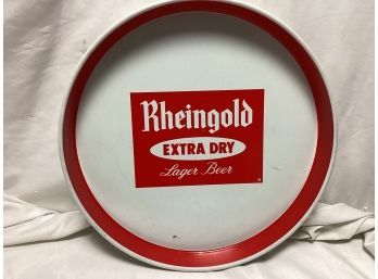 Rheingold Extra Dry Lager Beer Advertising Tin