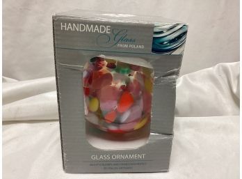 Hand Blown Glass Ornament From Poland
