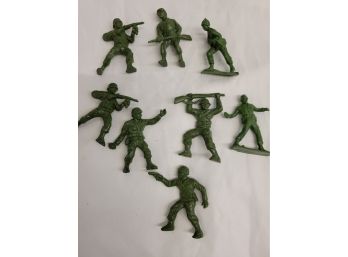Vintage Green Army Men Toy Figures Lot