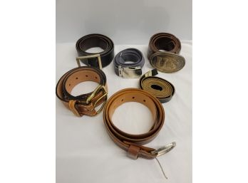Vintage Leather Belt Lot