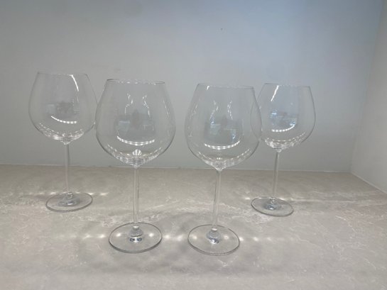 Set Of 4 Schott Zweisel Large Wine Gla
