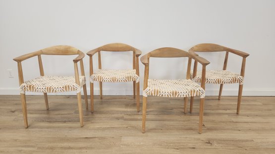 Set Of 4 Safavieh Bandalier Dining Chairs