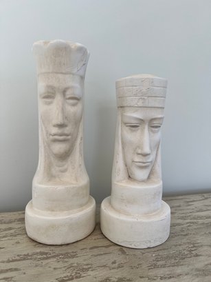 Decorative King And Queen Chess Pieces