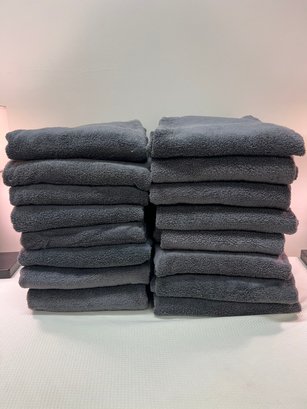 Set Of 16 Grey Room Essentials Bath Towel