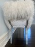 Donna Parker Settee Bench With Sheepskin Upholstery