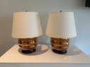 Pair Of Christopher Spitzmiller Copper Decorative Lamps