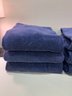 Set Of 6 Blue Cannon Bath Towels