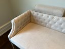 Line Upholstered Tufted Taupe Bench By Ankasa
