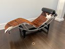 LC4 Le Corbusier Chaise Lounge Cowhide And Chrome