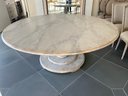 72' Custom Pedestal Wood  Dining Table