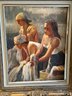 Framed Signed Oil Painting By Emil Lindenfeld