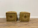 Pair Of Upholstered Ottomans