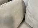 Pair Of Suede Fendi Accent Chairs