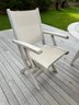 Outdoor Kingsley Bate Teak Round Dining Table And Chairs With Umbrella