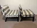 Pair West Elm Of Armless Decorative Chairs