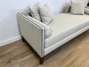 #2 Of 2 Four Hands Mercury Double Chaise  With Nailhead Detailing