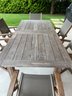 Kingsley Bate Outdoor Teak Table And Chairs