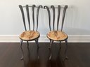Pair Of French Bistro Chairs From Donna Parker Antiques Orig $3200