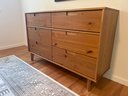 Six Drawer Wood Contemporary Dresser
