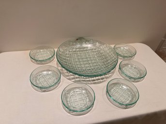 Lotus By Aquatech Salad Bowl With 6 Individual Bowls