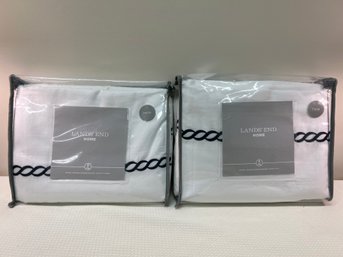 Set Of  Lands End Twin Duvet Cover And Sheet Set ( 2 Of 2 Lots)