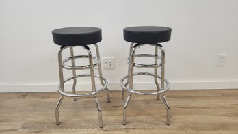 Pair Of 1950s Style Retro Counter Stools