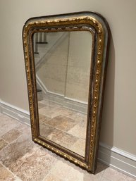 Large Antique Hand Painted Gold Guild Mirror