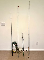Lot Of Fishing Rods And Accessories