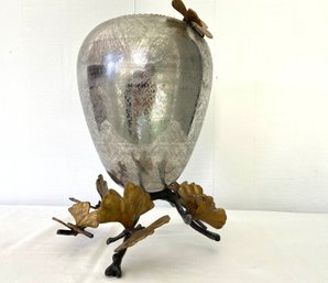 Butterfly Ginkgo Medium Vase By Michael Aram